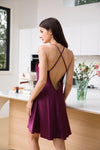 Flourish Gown Set 4914 - Wine