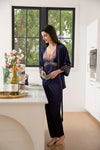 Flourish Gown Set 4101 - Navy