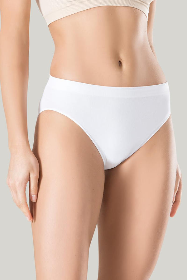 Miss Fit Brief White