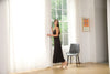 Flourish Gown Set 3905 - Black