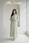 Abaya Printed Yellow