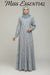 Abaya Printed-BLUE