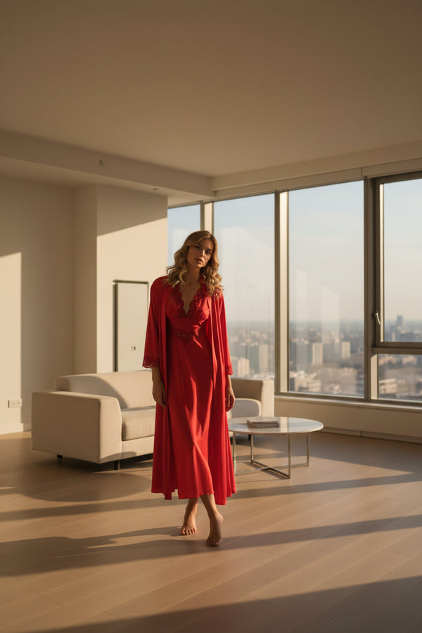 Nightdress-Gown Set