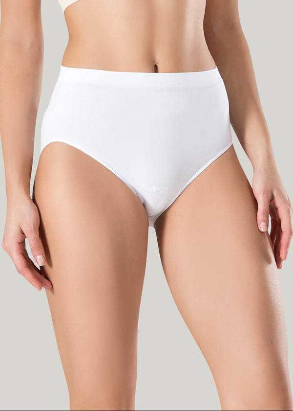 Miss Fit Brief White