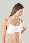 Miss Fit Air Bra Front Open-White