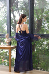 Flourish Gown Set 3602 - Navy blue