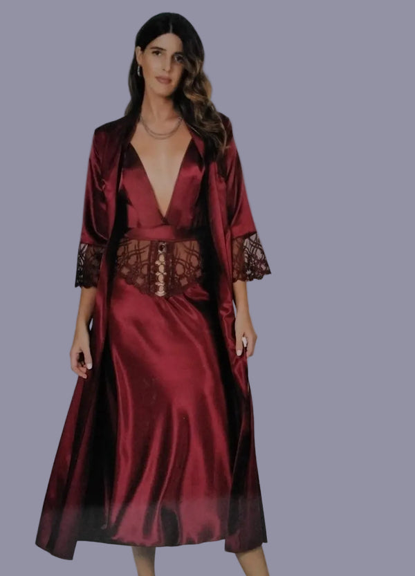 Nightdress-Gown Set