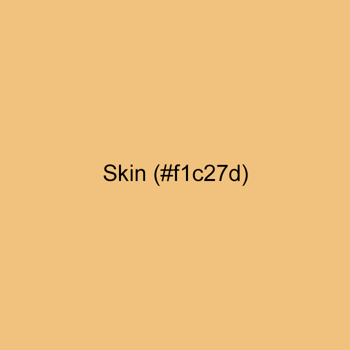 Size chart for Disclosure 02 - Skin