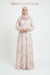 Abaya Printed-Pink